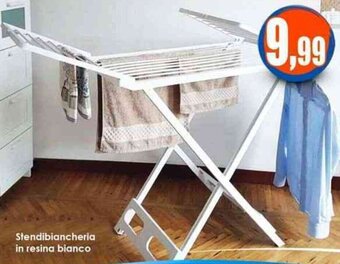 Stendibiancheria in resina bianco