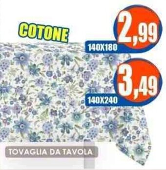 Giunigor TOVAGLIA DA TAVOLA 140X180 offerta
