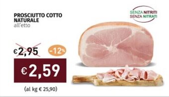 PROSCIUTTO COTTO NATURALE