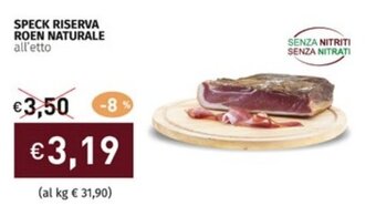 Prezzemolo e Vitale SPECK RISERVA ROEN NATURALE offerta