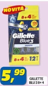Risparmio Casa Gillette blu3 8+4 offerta