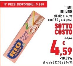 Conad City Rio mare tonno offerta