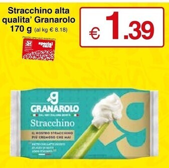 Sì con te Granarolo stracchino alta qualita offerta