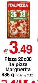 Sì con te Italpizza pizza 26x38 margherita offerta