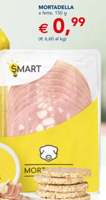 Esselunga SMART MORTADELLA a fette, 150 g offerta