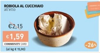 Prezzemolo e Vitale ROBIOLA AL CUCCHIAIO offerta