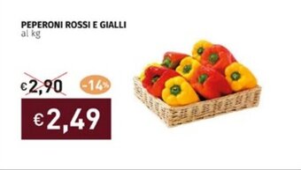 Prezzemolo e Vitale PEPERONI ROSSI E GIALLI offerta
