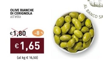 Prezzemolo e Vitale OLIVE BIANCHE DI CERIGNOLA offerta