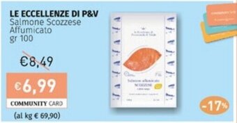 Prezzemolo e Vitale LE ECCELLENZE DI P&V Salmone Scozzese Affumicato gr 100 offerta