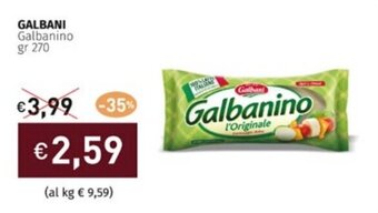 Prezzemolo e Vitale GALBANI Galbanino gr 270 offerta