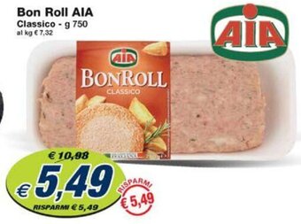 Prix Quality Bon Roll AIA Classico - g 750 offerta
