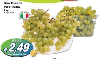 Prix Quality Uva Bianca Pizzutella 1 kg offerta