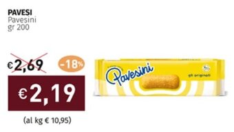 Prezzemolo e Vitale PAVESI Pavesini gr 200 offerta