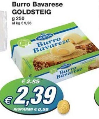 Prix Quality Burro Bavarese GOLDSTEIG g 250 offerta