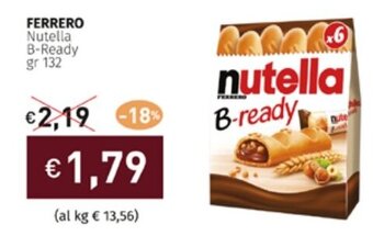 FERRERO Nutella B-Ready gr 132