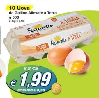 Prix Quality 10 Uova da Galline Allevate a Terra g 500 offerta