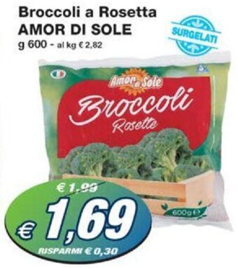 Prix Quality Broccoli a Rosetta AMOR DI SOLE g 600 offerta