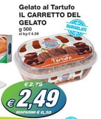 Prix Quality Gelato al Tartufo IL CARRETTO DEL GELATO g 500 offerta