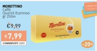Prezzemolo e Vitale MORETTINO Caffè Qualità Espresso gr 250x4 offerta