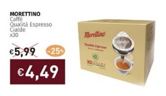 Prezzemolo e Vitale MORETTINO Caffè Qualità Espresso Cialde x30 offerta