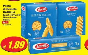 Prix Quality Pasta di Semola BARILLA Spaghetti kg 1 offerta