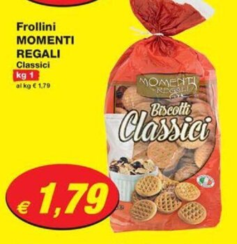 Prix Quality Frollini MOMENTI REGALI Classici kg 1 offerta