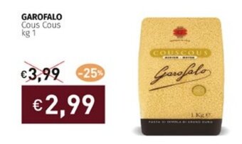 Prezzemolo e Vitale GAROFALO Cous Cous kg 1 offerta