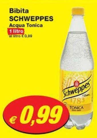 Prix Quality Bibita SCHWEPPES Acqua Tonica 1 litro offerta