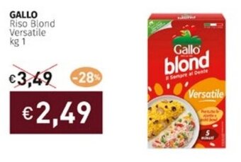 GALLO Riso Blond Versatile kg 1