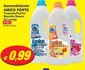 Prix Quality Ammorbidente AMICO FORTE Tropicale 30 Lavaggi 2 litri offerta
