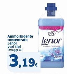 Lenor ammorbidente concentrato
