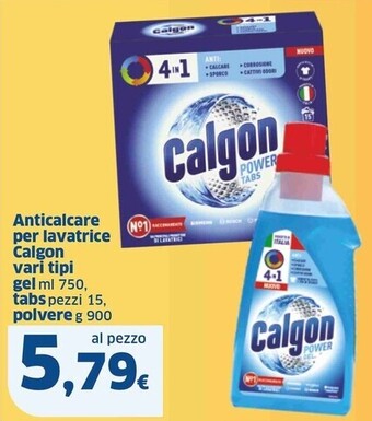 Calgon anticalcare per lavatrice