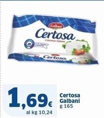 Sigma Galbani certosa offerta