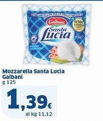 Sigma Galbani mozzarella santa lucia offerta