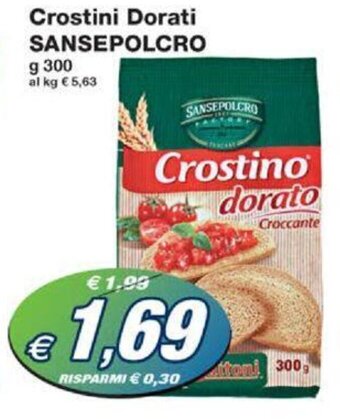 Prix Quality Crostini Dorati SANSEPOLCRO g 300 offerta