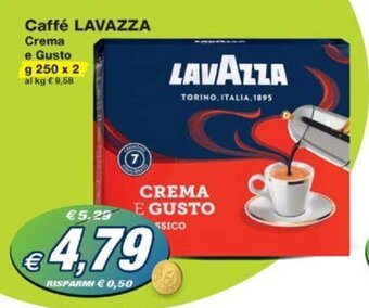 Prix Quality Caffé LAVAZZA Crema e Gusto g 250 x 2 offerta
