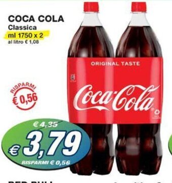 Prix Quality COCA COLA Classica ml 1750 x 2 offerta