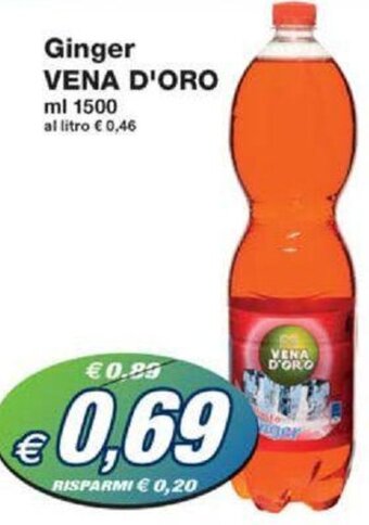 Prix Quality Ginger VENA D'ORO ml 1500 offerta
