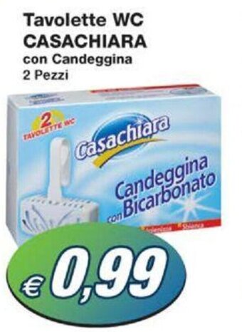 Prix Quality Tavolette WC CASACHIARA con Candeggina 2 Pezzi offerta