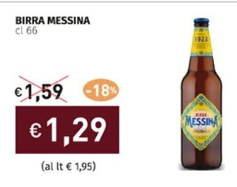 Prezzemolo e Vitale BIRRA MESSINA cl 66 offerta