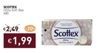 Prezzemolo e Vitale SCOTTEX Ultra Soft Box x80 offerta