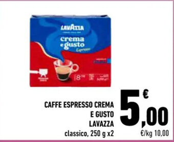 CAFFE ESPRESSO CREMA E GUSTO LAVAZZA classico, 250 g x2