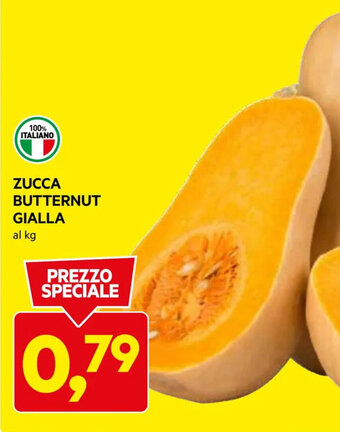 DPiù ZUCCA BUTTERNUT GIALLA offerta