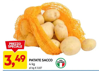 DPiù PATATE SACCO 4 kg offerta