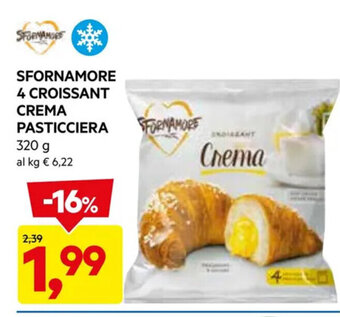 SFORNAMORE 4 CROISSANT CREMA PASTICCIERA 320 g