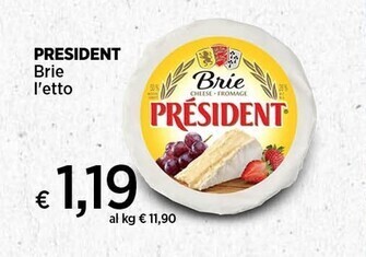 Coop Prèsident brie offerta