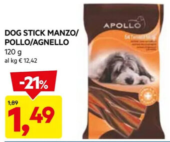 DPiù DOG STICK MANZO/ POLLO/AGNELLO 120 g offerta