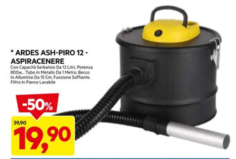DPiù ARDES ASH-PIRO 12 - ASPIRACENERE offerta