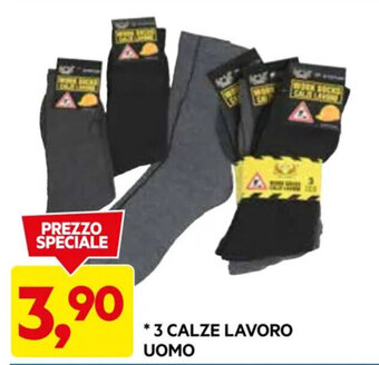DPiù 3 CALZE LAVORO UOMO offerta