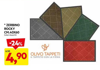 DPiù ZERBINO ROCKY CM.40X60 Colori Assortiti offerta